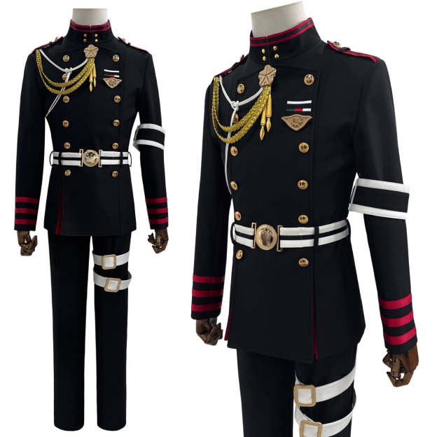 HOLOUN Seraph Of The End Anime Guren Ichinose Cosplay Costume Coat Pants Belt Uniform Halloween Christmas Convention