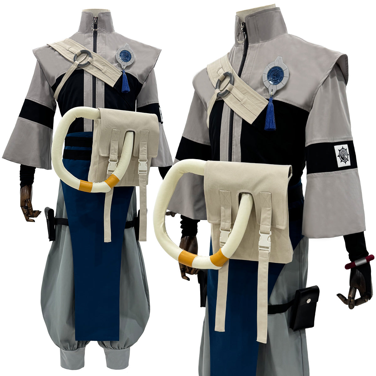 HOLOUN Gachiakuta Anime Zanka Cosplay Costume Wig Convention Halloween Christmas Embroidery Jacket Pants Bag