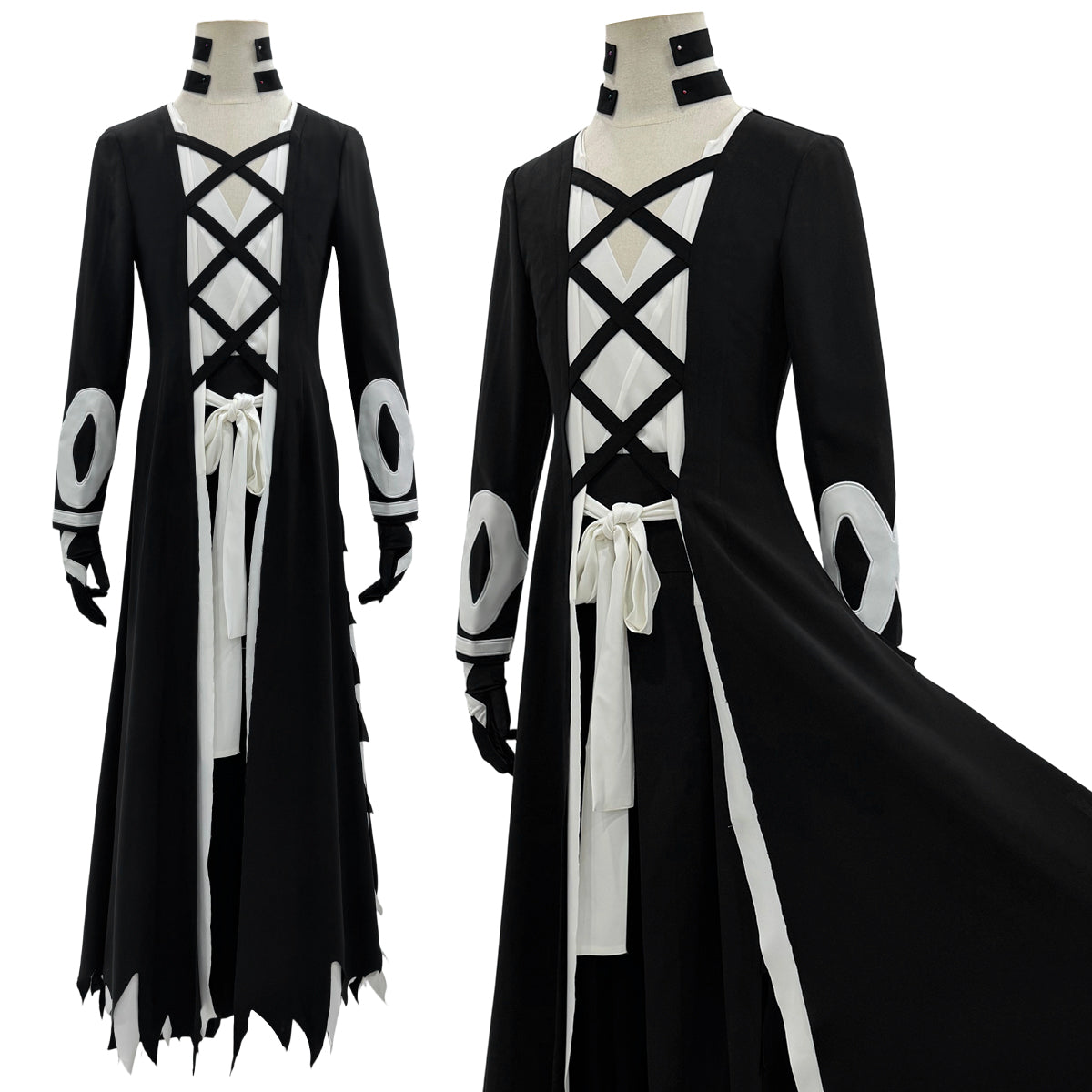 Pre-sale HOLOUN Blea Anime Kurosaki Ichigo Cosplay Costume Haori Vest Pants Black White Cos Convention Unisex Halloween Christmas