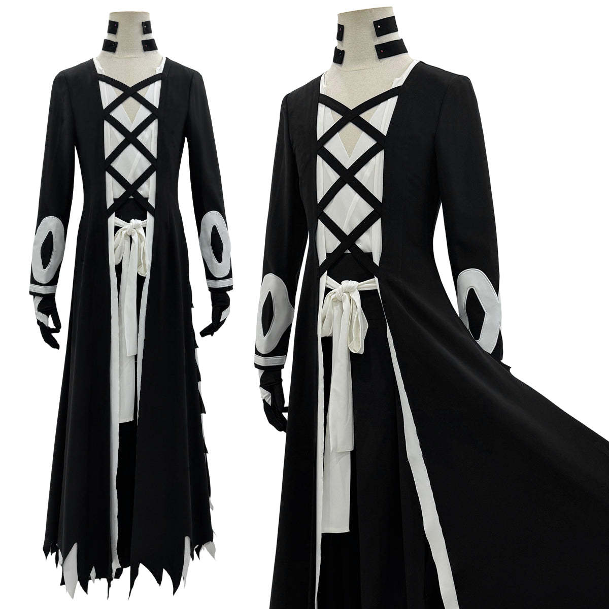 Pre-sale HOLOUN Blea Anime Kurosaki Ichigo Cosplay Costume Haori Vest Pants Black White Cos Convention Unisex Halloween Christmas
