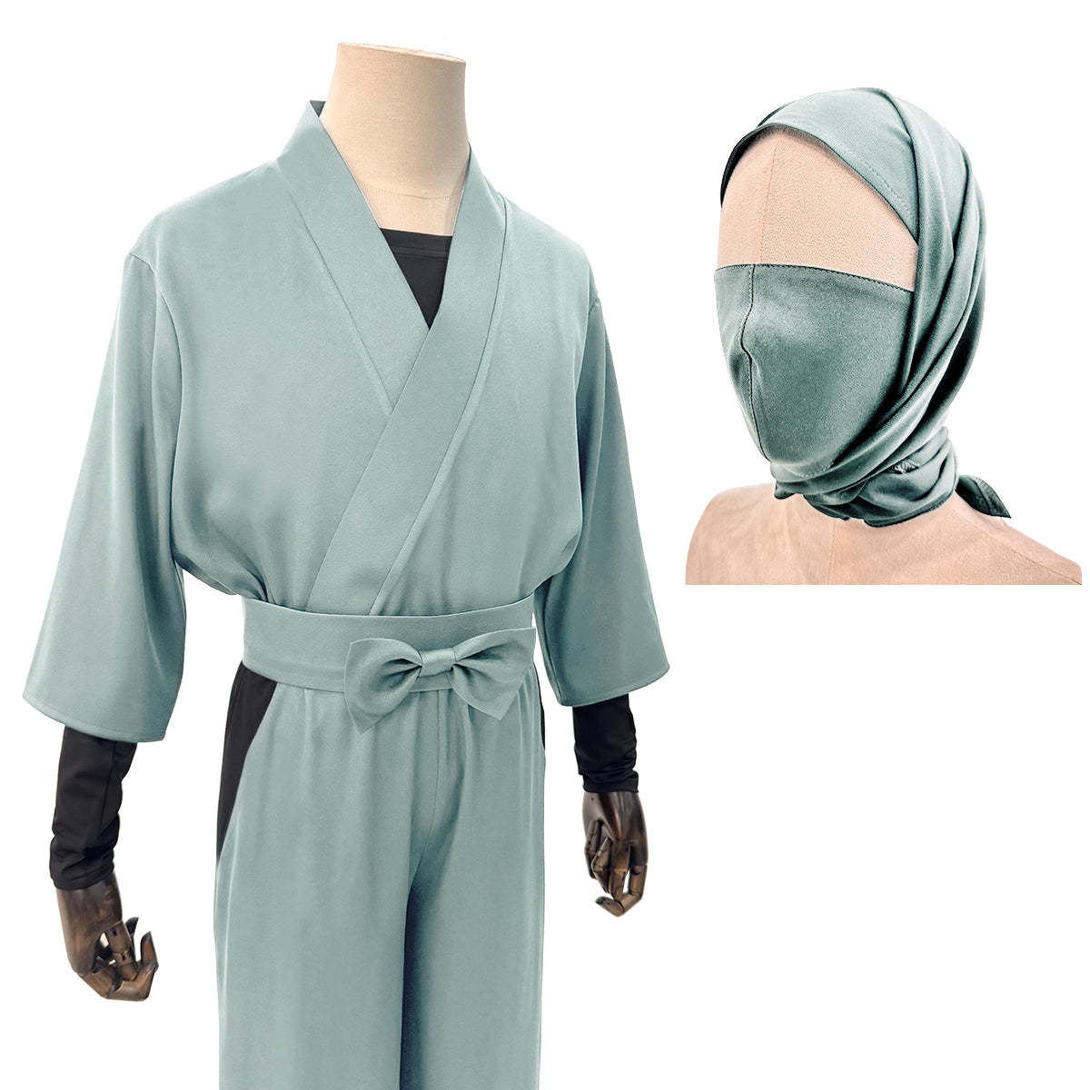 HOLOUN Nintama Rantaro Anime Ninja costume Adult Version 5 Colors Black Purple Green Blue Light Green Cos Convention Halloween