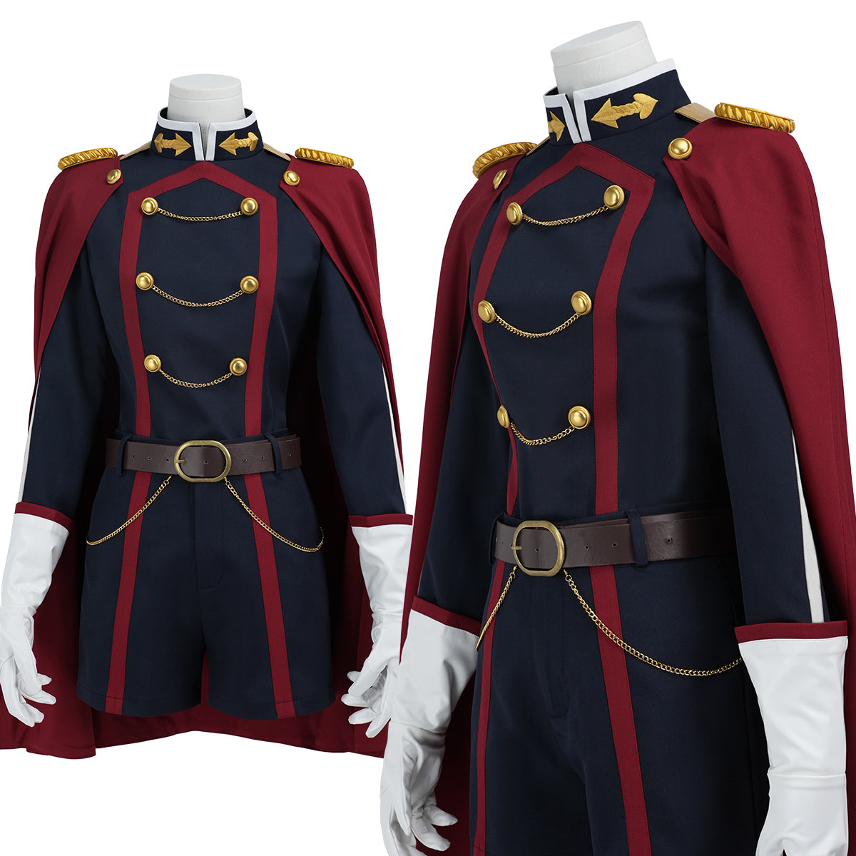 HOLOUN Chained Soldier‌ Anime Yamashiro Ren Cosplay Costume Cape Coat Shorts Gloves Convention Halloween Christmas Gift