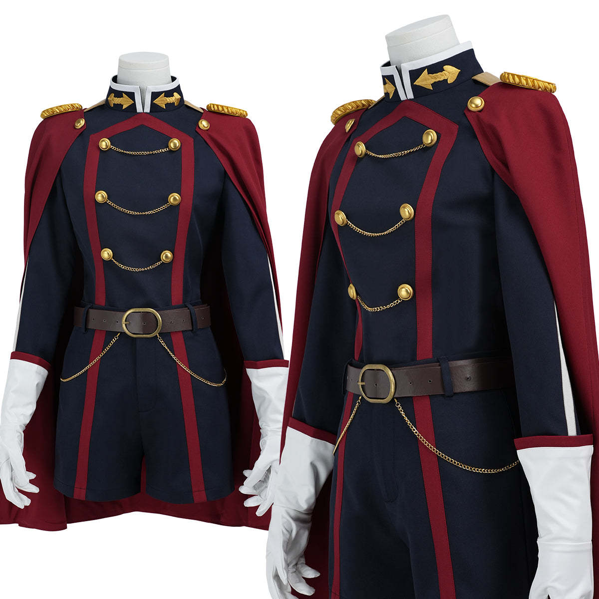 HOLOUN Chained Soldier‌ Anime Yamashiro Ren Cosplay Costume Cape Coat Shorts Gloves Convention Halloween Christmas Gift