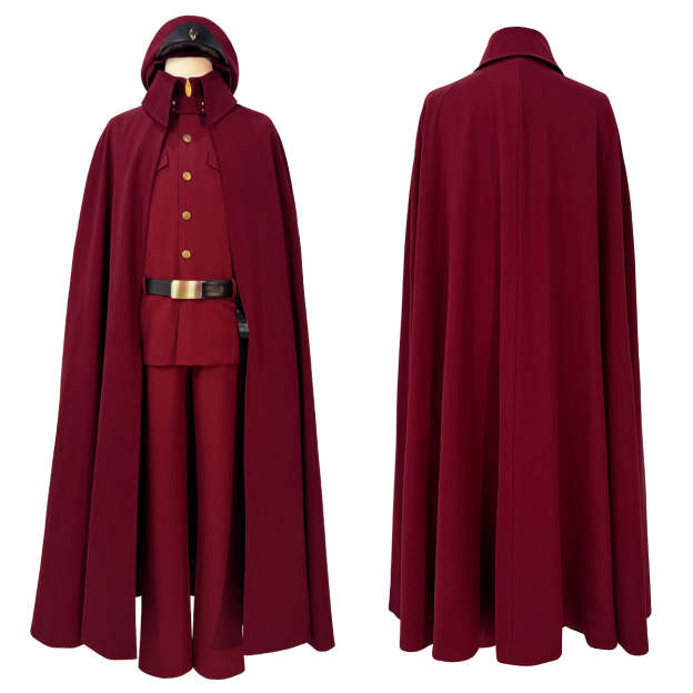 HOLOUN Bungo Anime Suehiro Tetchou Okura Teruko Jouno Saigiku Cosplay Costume Wig Oversize Lining Cloak Jacket Pants Halloween