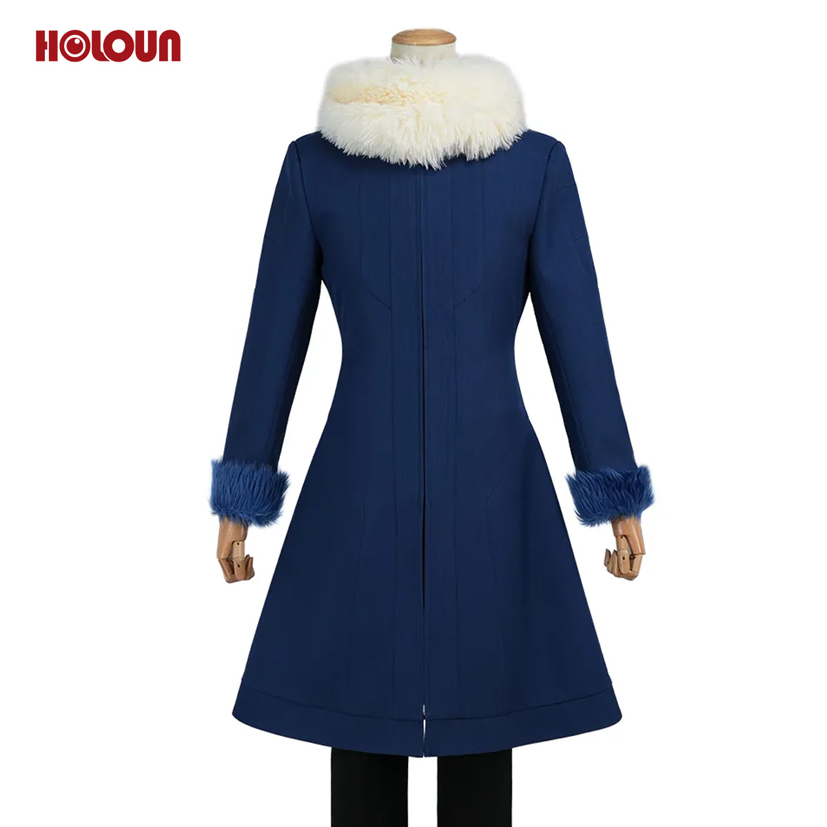 HOLOUN That Time I Got Reincarnated as a Slime Anime Rimuru Tempest Cosplay Costume Blue Winter Coat Scarf Convention Halloween