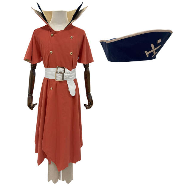HOLOUN STONE Anime Nanami Ryusui Cosplay Costume Coat Pants Hat Belt Animation Convention Halloween Christmas Gift