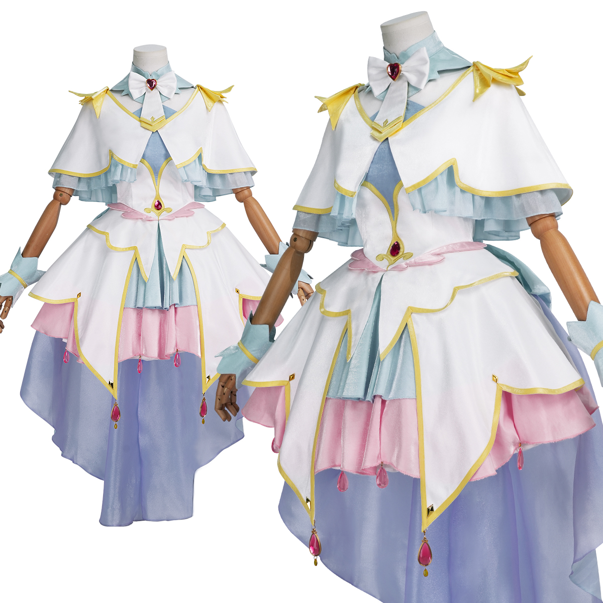 Pre-sale HOLOUN Luluka Moria Cure Arcana Cosplay Costume Tantei Precure! Anime Embroidery Dress Convention Halloween Christmas Party