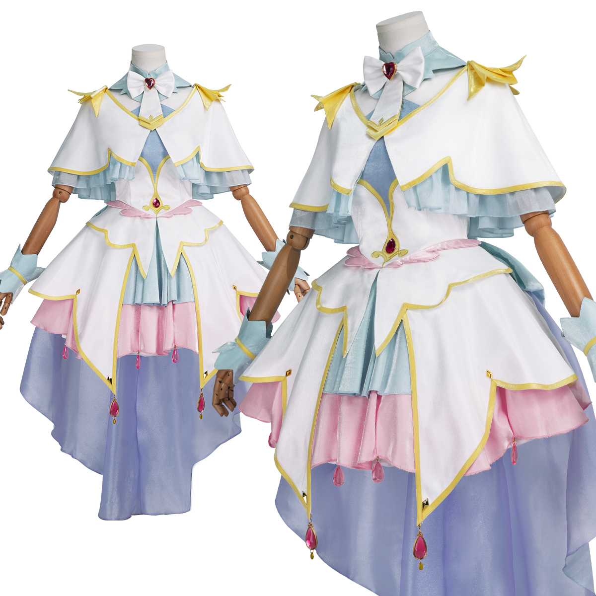 Pre-sale HOLOUN Luluka Moria Cure Arcana Cosplay Costume Tantei Precure! Anime Embroidery Dress Convention Halloween Christmas Party