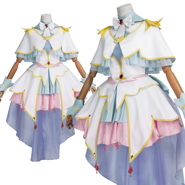 Pre-sale HOLOUN Luluka Moria Cure Arcana Cosplay Costume Tantei Precure! Anime Embroidery Dress Convention Halloween Christmas Party