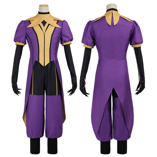Pre-sale HOLOUN The Freak Anime Jester Cosplay Costume Coat Top Pants Hat Gloves Convention Halloween Christmas