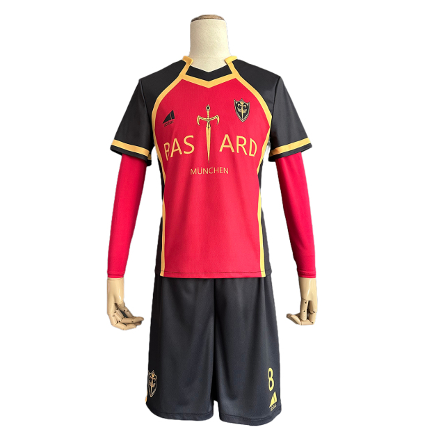 Pre-Sale HOLOUN Ness Kaiser Isagi Anime Cosplay Costume Bastard Munchen Embroidery Football Jersey Uniform Halloween Convention Christmas