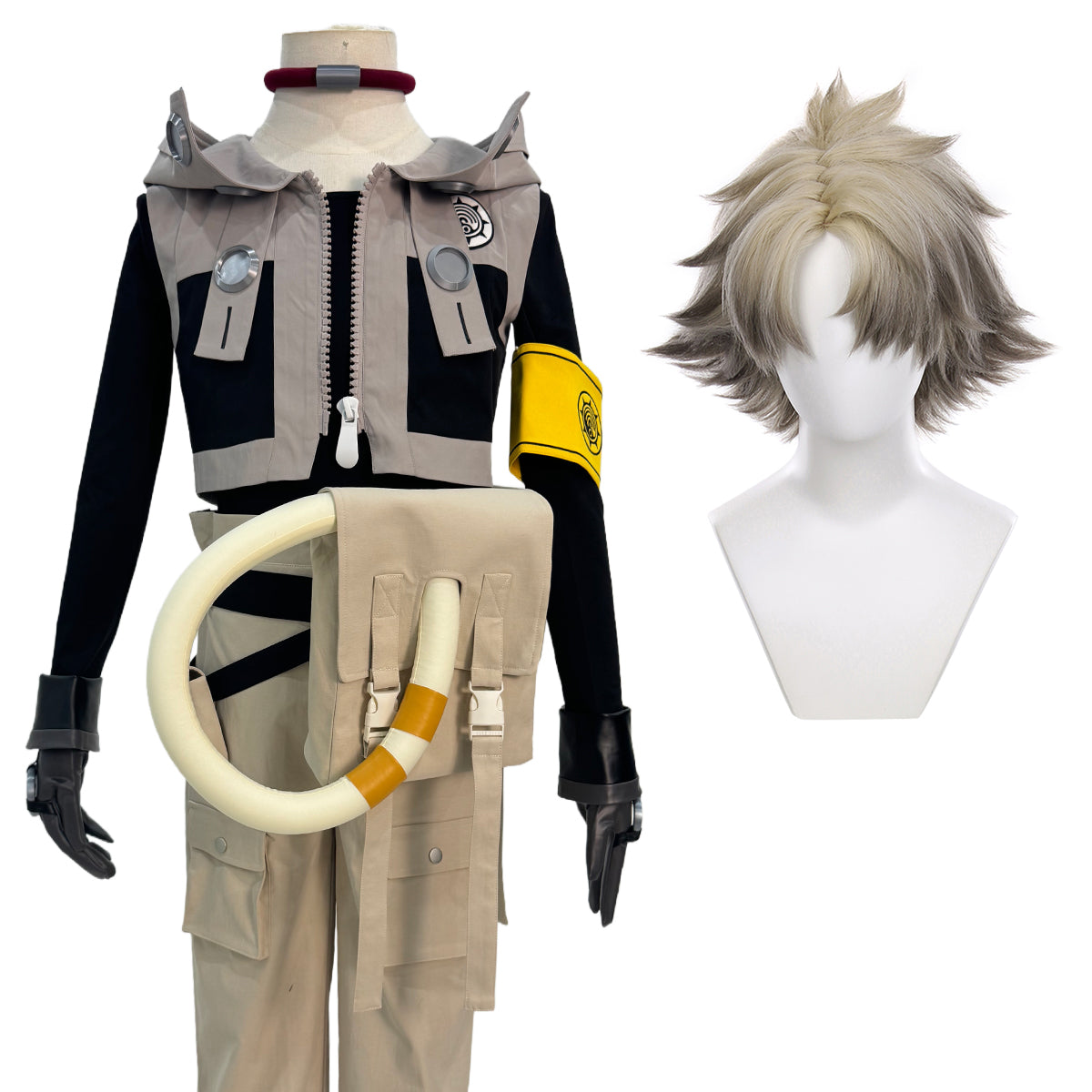 HOLOUN Gachiakuta Anime Rudo Cosplay Costume Convention Halloween Christmas Embroidery Armband T-Shirt Pants Coat Bag Gloves