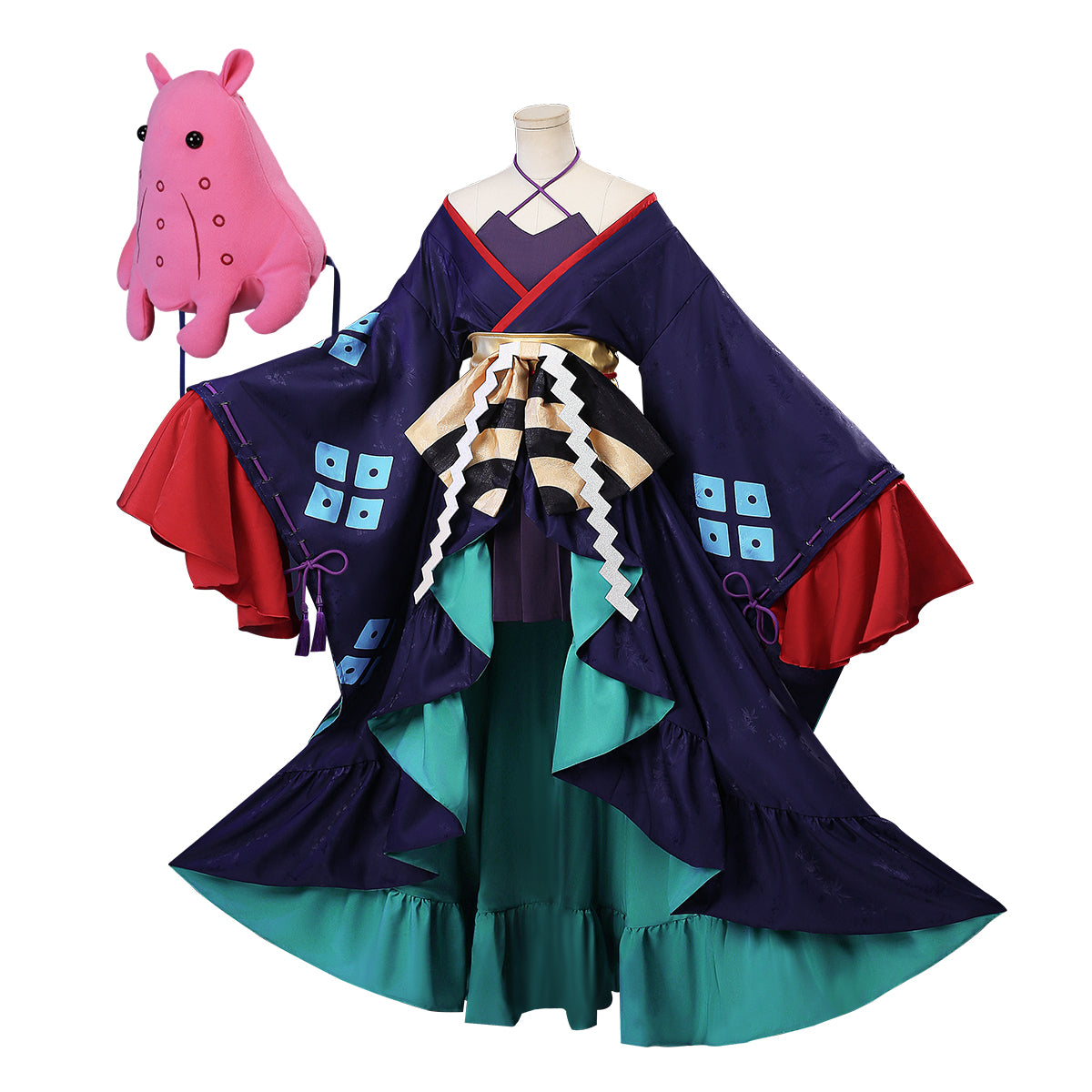 HOLOUN Cosmic Princess Kaguya Anime Tsukimi Yachiyo Cosplay Costume Convention Halloween Christmas Dress Doll Skirt Waist Belt
