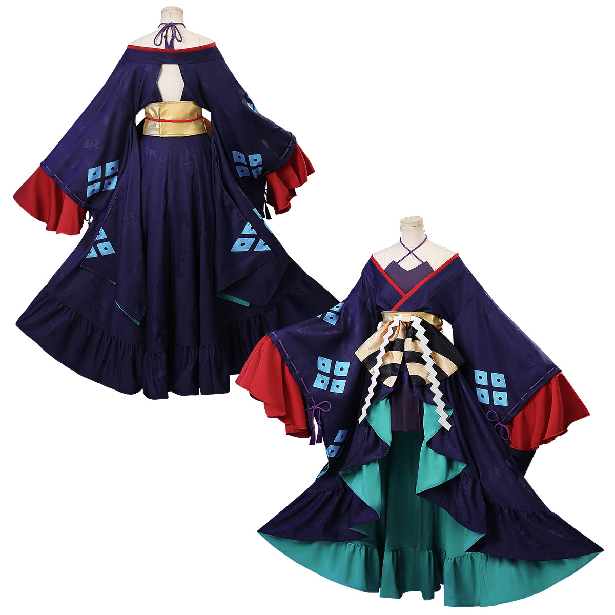 HOLOUN Cosmic Princess Kaguya Anime Tsukimi Yachiyo Cosplay Costume Convention Halloween Christmas Dress Doll Skirt Waist Belt
