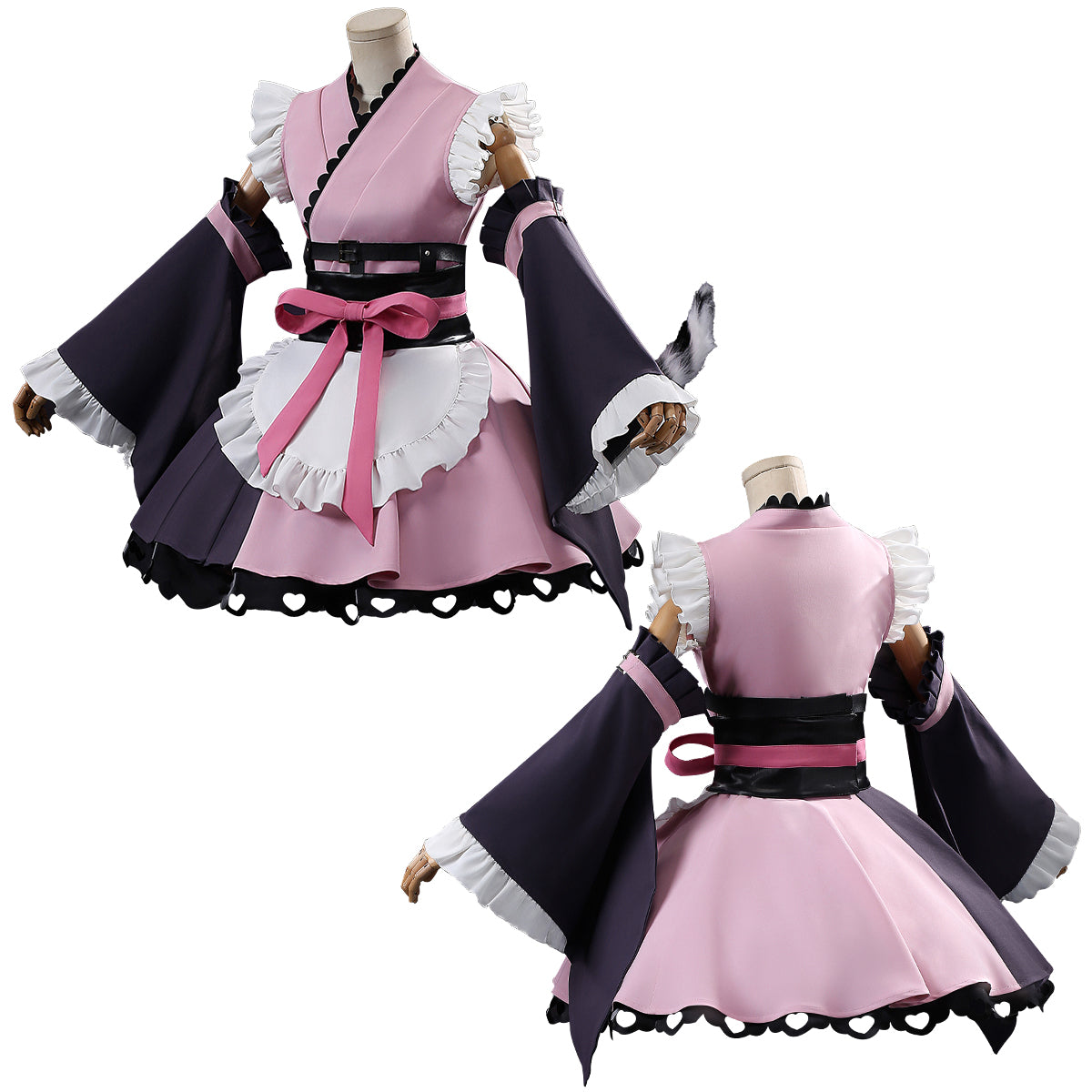 HOLOUN Cosmic Princess Kaguya Anime Komazawa Noi Cosplay Costume Skirt Tail Ears Horn Convention Halloween Christmas