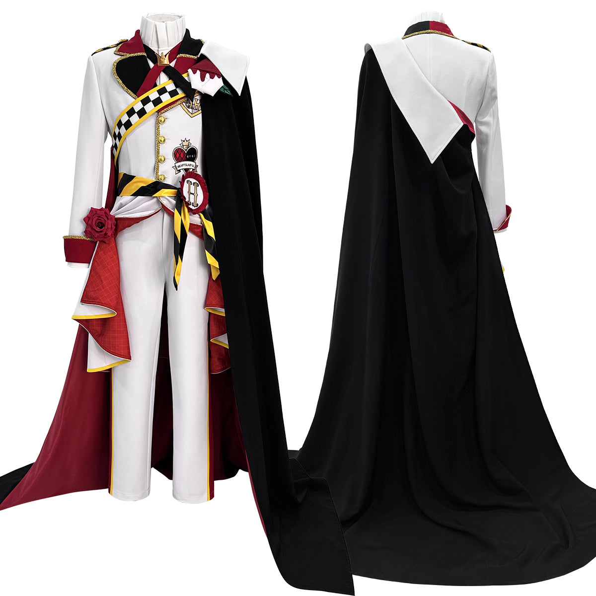 HOLOUN Twisted Game ‌Heartslabyul Riddle Cosplay Costume Convention Halloween Christmas Cloak Coat Shirt Pants