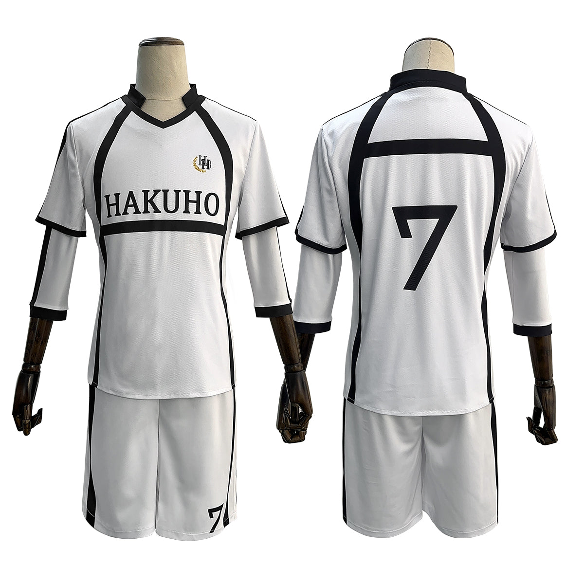 HOLOUN Anime NAGI NO.7 Cosplay Costume Jersey Wig Rose Net Football Soccer Uniform Daily Sport Wearing