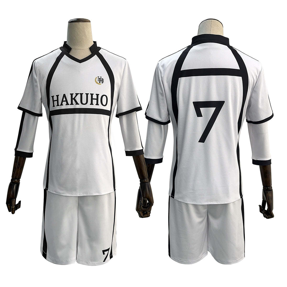 HOLOUN Anime NAGI NO.7 Cosplay Costume Jersey Wig Rose Net Football Soccer Uniform Daily Sport Wearing