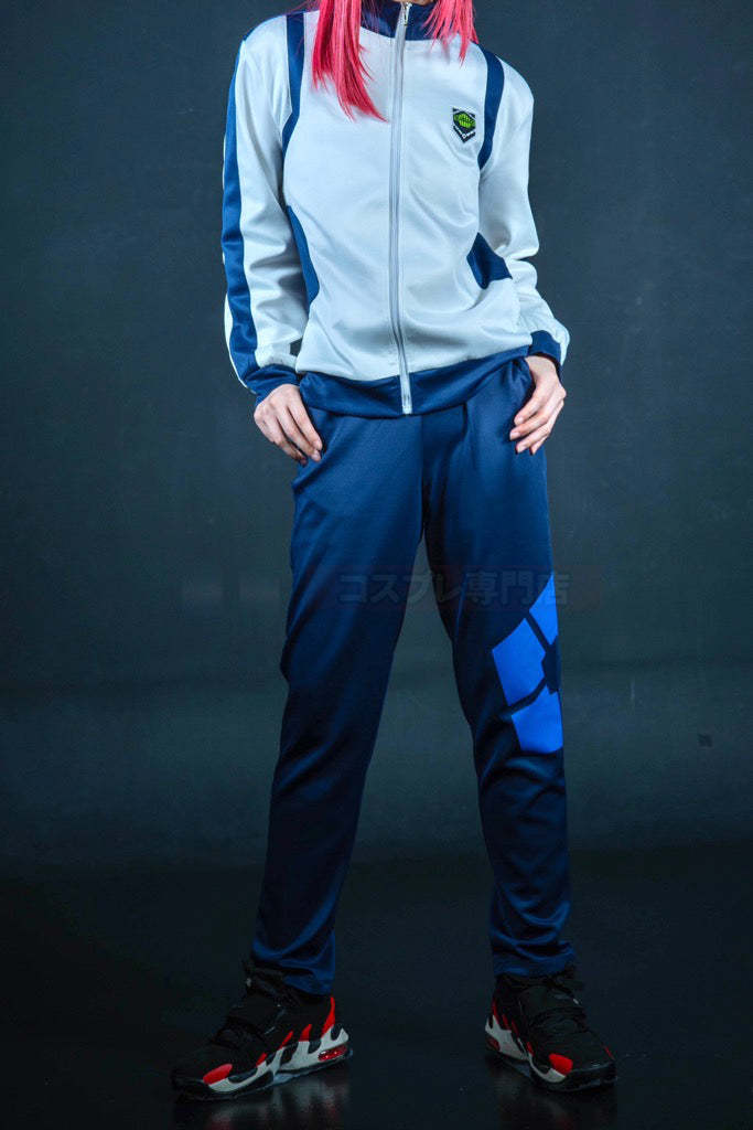HOLOUN Anime Reo Nagi Bachira Isagi Chigir Cosplay Costume Full-Zip Pocket Sportswear Tracksuit Embroidery Hoodie