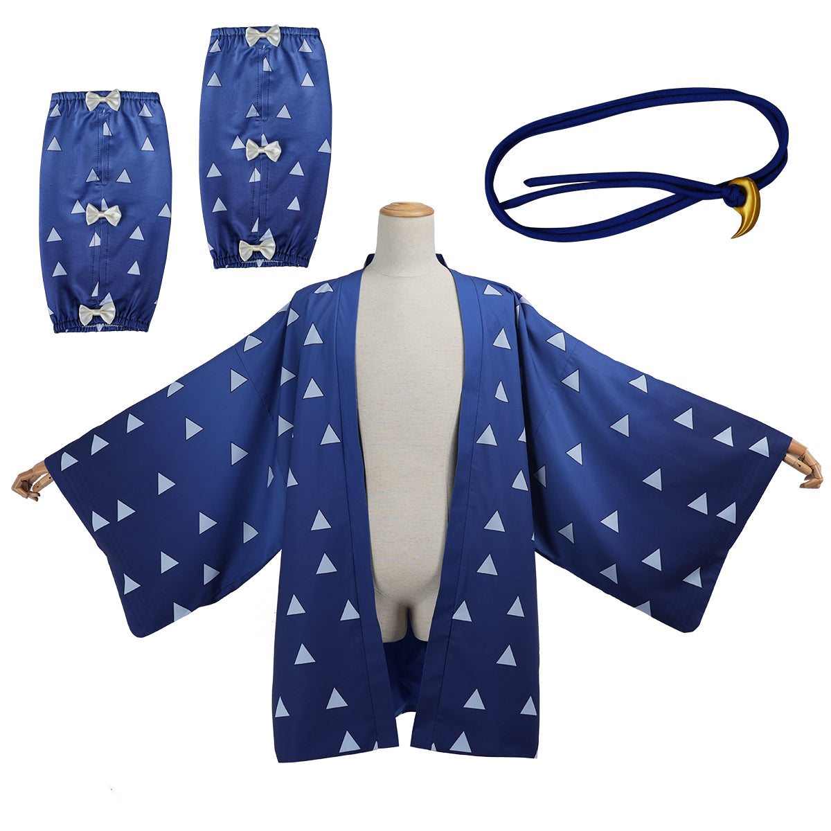HOLOUN Kaigaku Anime Cosplay Costume Convention Halloween Christmas Haori Embroidery Top Pants