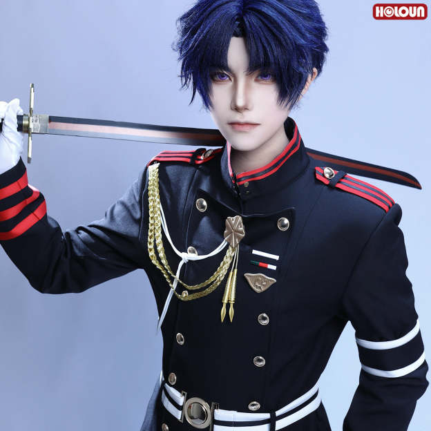 HOLOUN Seraph Of The End Anime Guren Ichinose Cosplay Costume Coat Pants Belt Uniform Halloween Christmas Convention