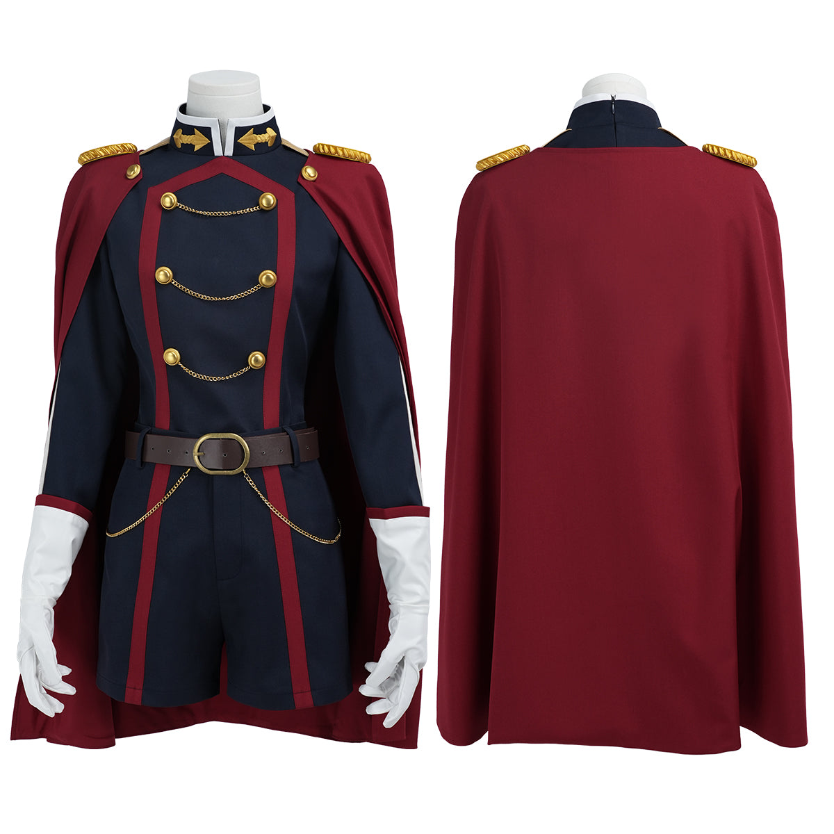 HOLOUN Chained Soldier‌ Anime Yamashiro Ren Cosplay Costume Cape Coat Shorts Gloves Convention Halloween Christmas Gift