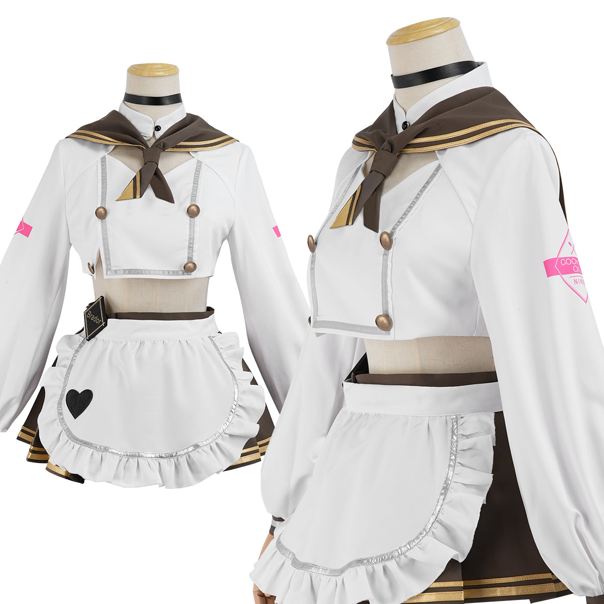 HOLOUN NIKKE Game Brad Cosplay Costume Maid Dress JK Skirt Cos Animation Convention Halloween Christmas Gift