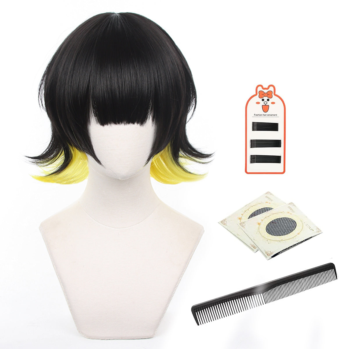HOLOUN Anime Bachira Cosplay Costume Wig Angels and Demons Evil Horn Tail Shirts Shorts Rose Net