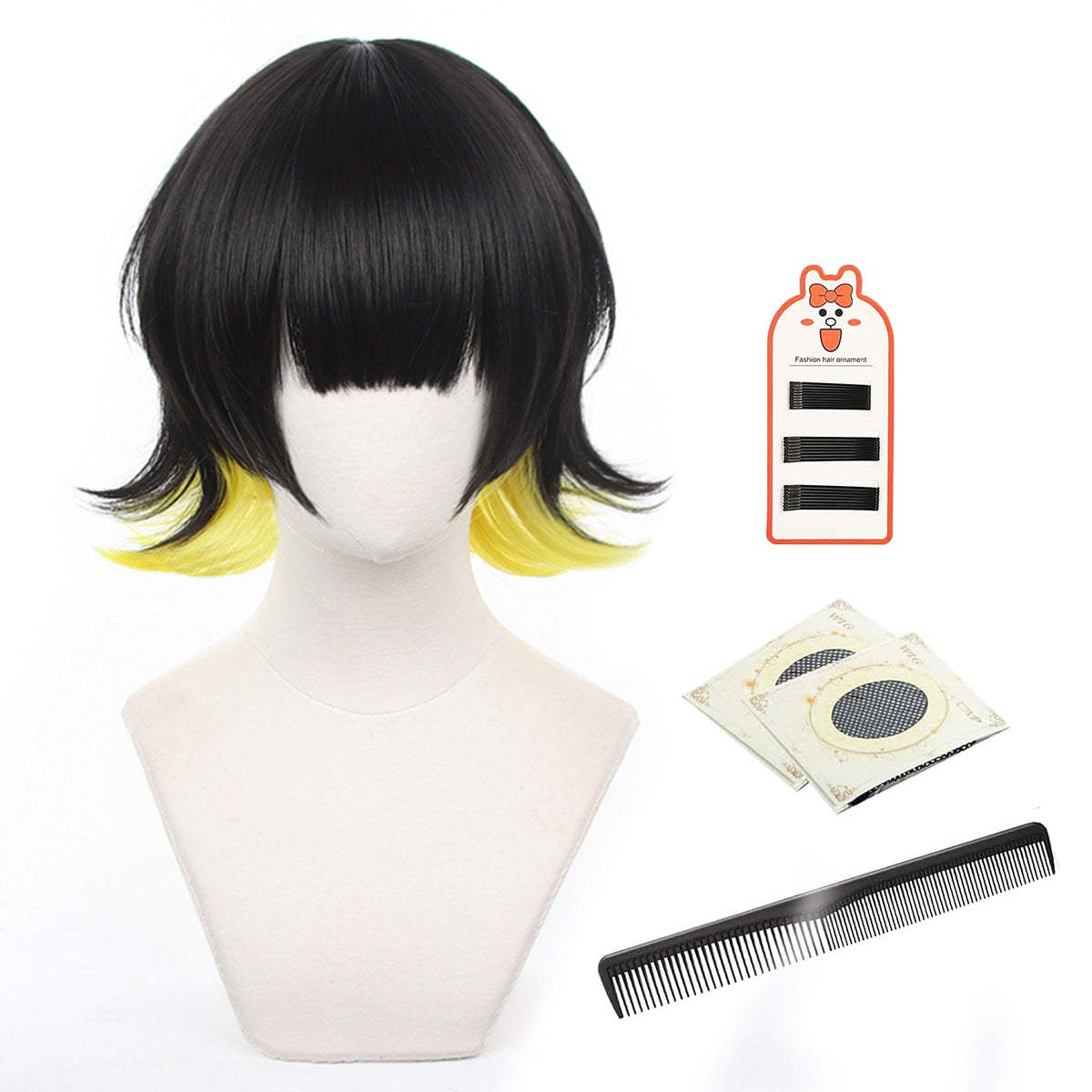 HOLOUN Anime Bachira Cosplay Costume Wig Angels and Demons Evil Horn Tail Shirts Shorts Rose Net