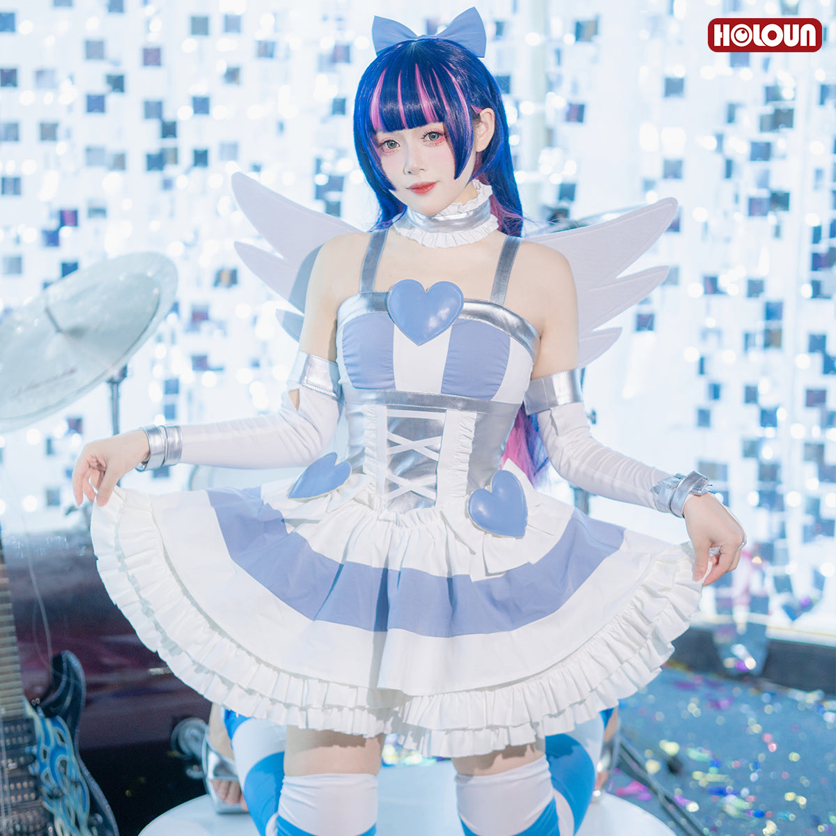HOLOUN Stocking Panty Anime Stocking Anarchy Cosplay Costume Dress Cos Convention