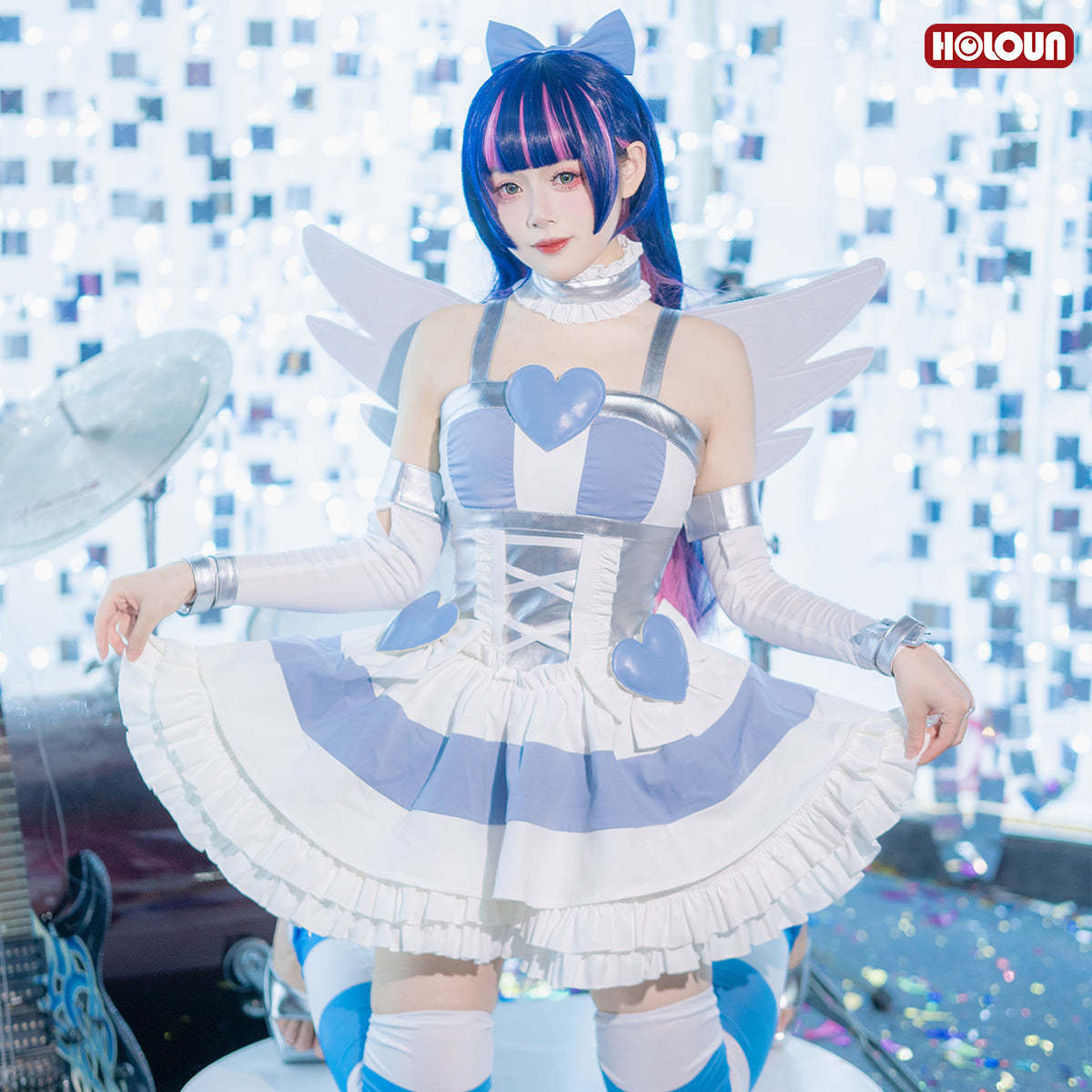 HOLOUN Stocking Panty Anime Stocking Anarchy Cosplay Costume Dress Cos Convention