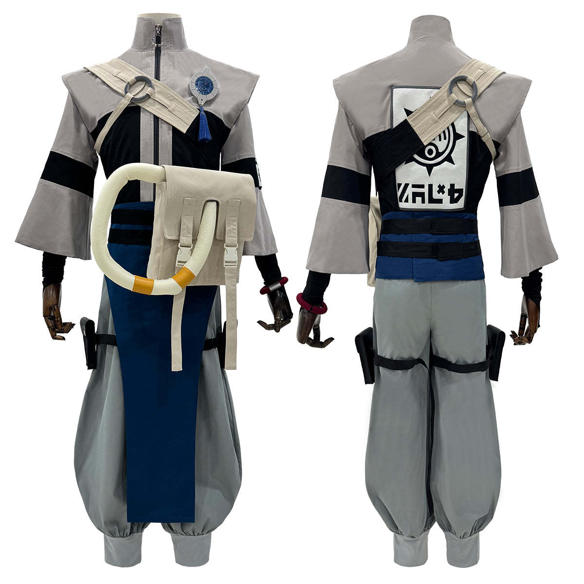 HOLOUN Gachiakuta Anime Zanka Cosplay Costume Wig Convention Halloween Christmas Embroidery Jacket Pants Bag