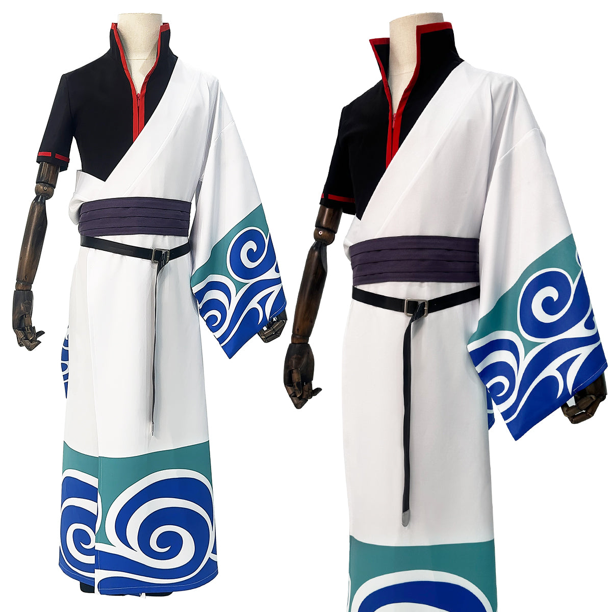 HOLOUN Anime Sakata Gintoki Cosplay Costume Wig Kimono Top Pants Cos Convention Halloween Christmas Gift