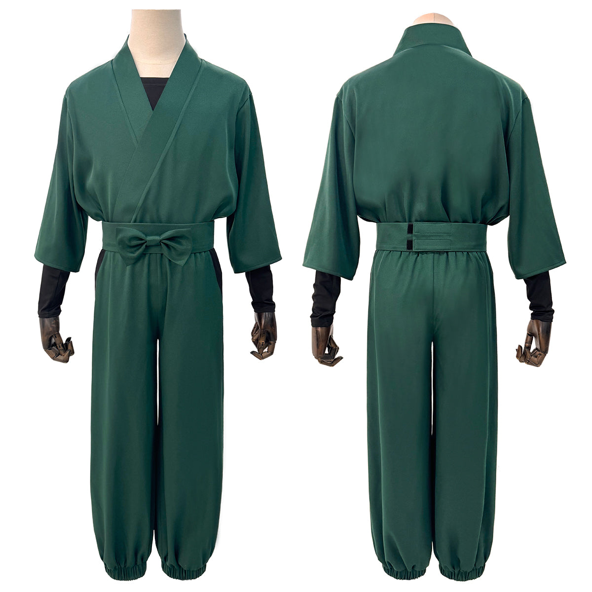 HOLOUN Nintama Rantaro Anime Ninja costume Adult Version 5 Colors Black Purple Green Blue Light Green Cos Convention Halloween