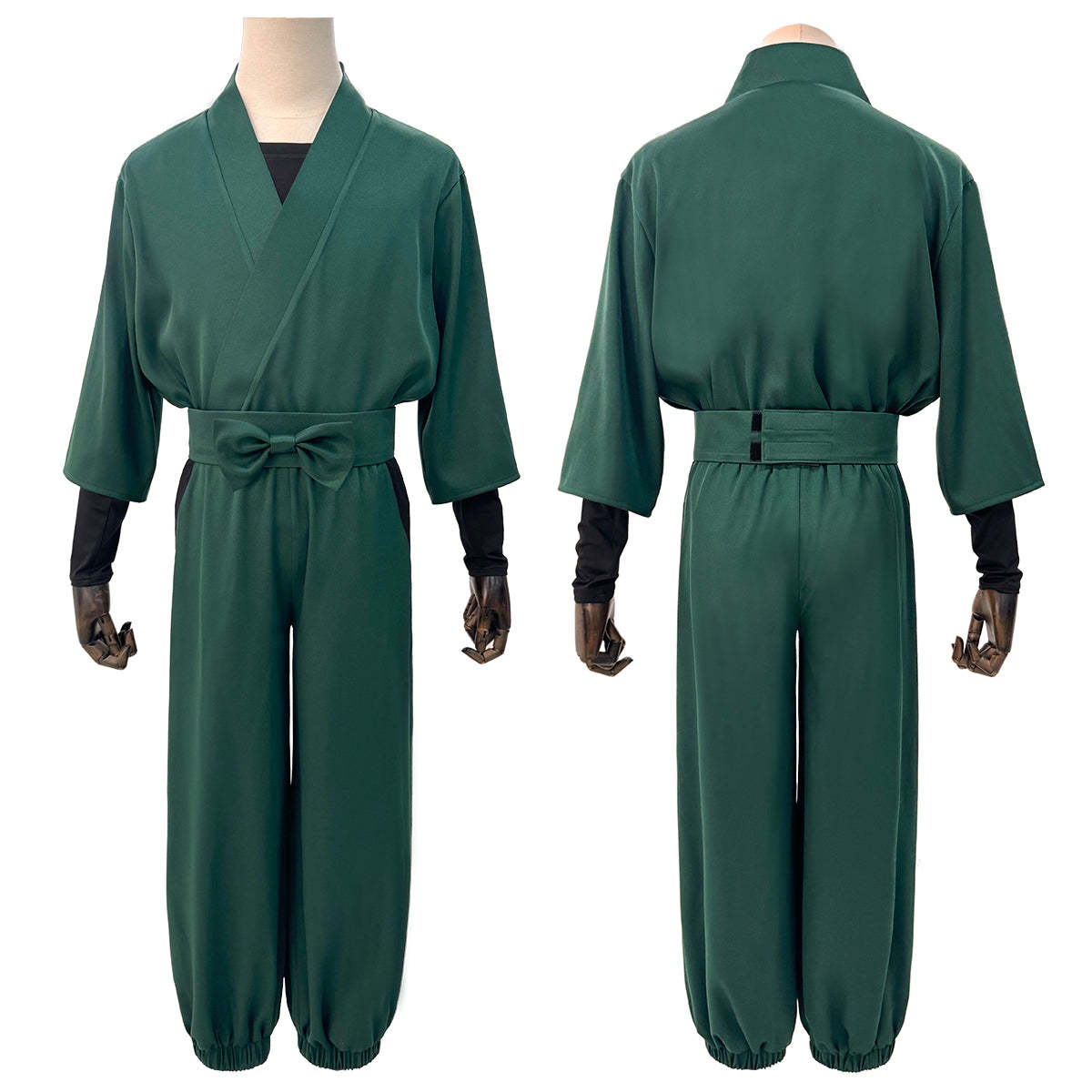 HOLOUN Nintama Rantaro Anime Ninja costume Adult Version 5 Colors Black Purple Green Blue Light Green Cos Convention Halloween