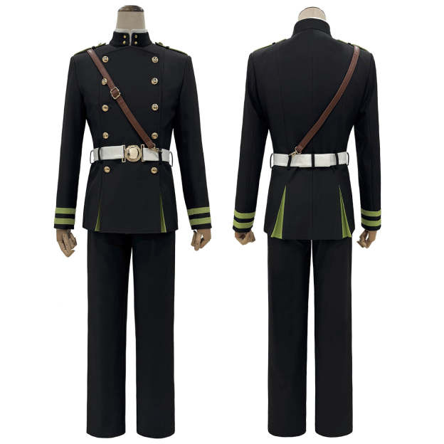 HOLOUN Seraph Of The End Anime Yuichiro Hyakuya Cosplay Costume Jacket Pants Shirt Belt Halloween Christmas Animation Convention