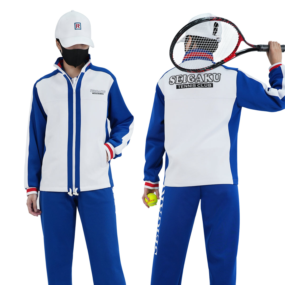 HOLOUN Tennis Anime Ryoma Echizen Tezuka Cosplay Costume Embroidery Jerseys Seigaku Tennis Club Tracksuit Hat