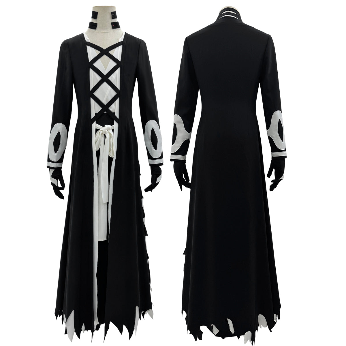 Pre-sale HOLOUN Blea Anime Kurosaki Ichigo Cosplay Costume Haori Vest Pants Black White Cos Convention Unisex Halloween Christmas