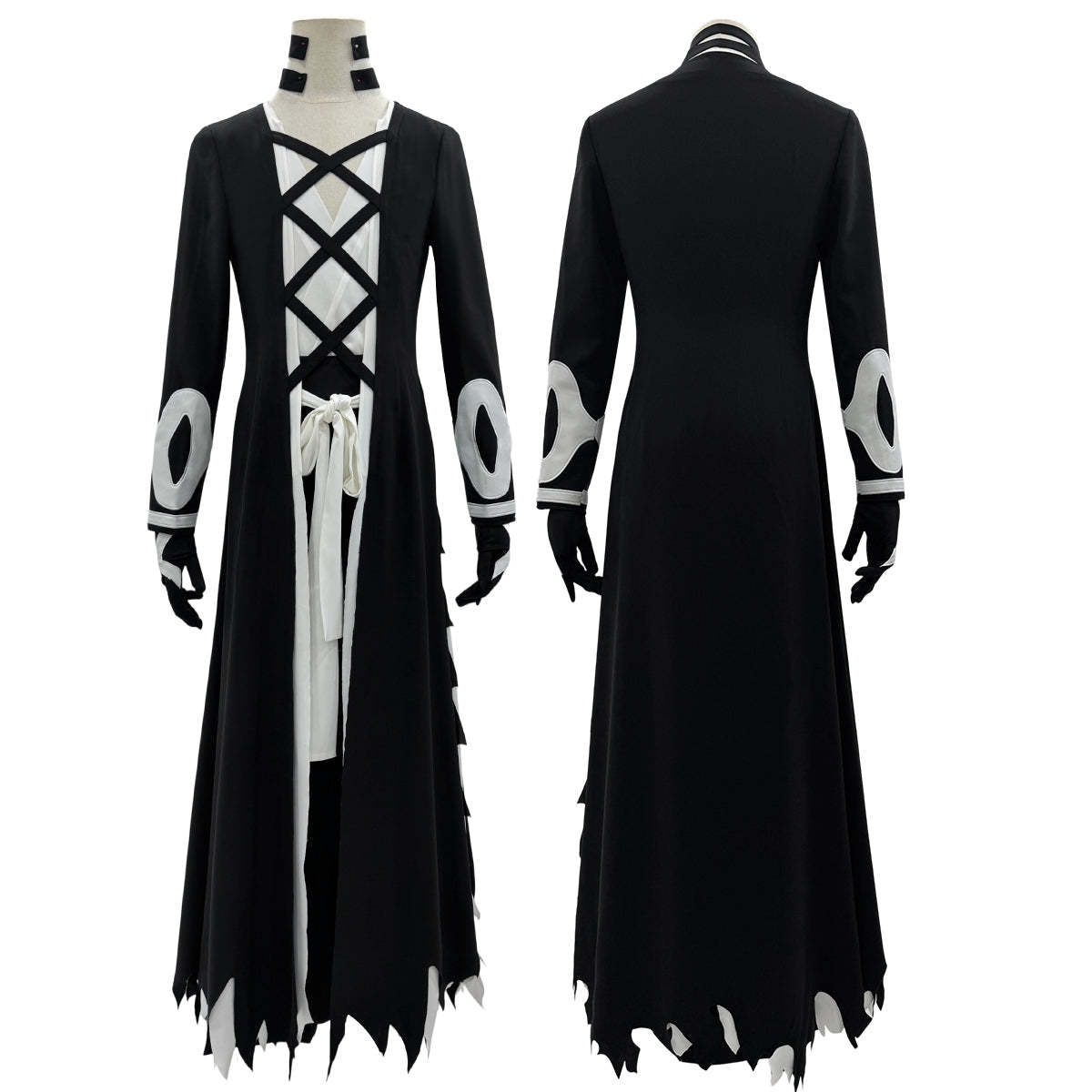 Pre-sale HOLOUN Blea Anime Kurosaki Ichigo Cosplay Costume Haori Vest Pants Black White Cos Convention Unisex Halloween Christmas