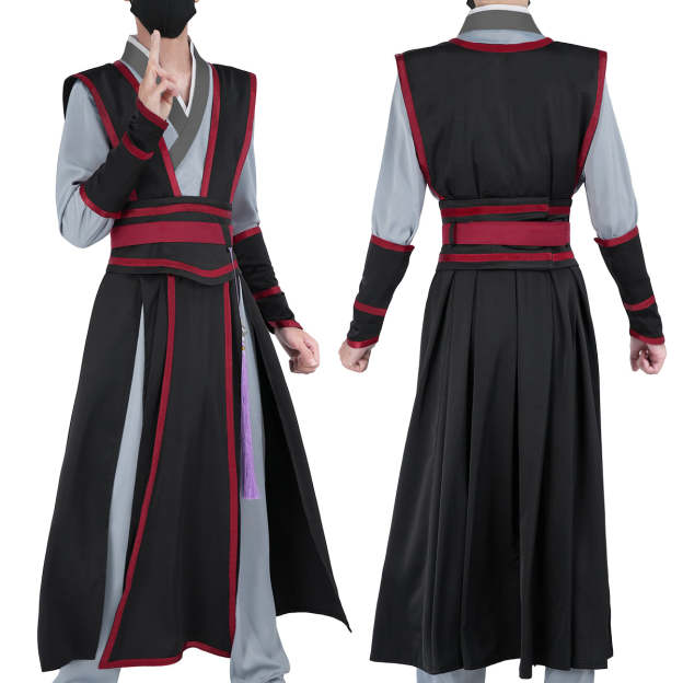 HOLOUN Mo Dao Zu Shi Anime Wei Wuxian Cosplay Costume Grandmaster of Demonic Cultivation Halloween Christmas Convention