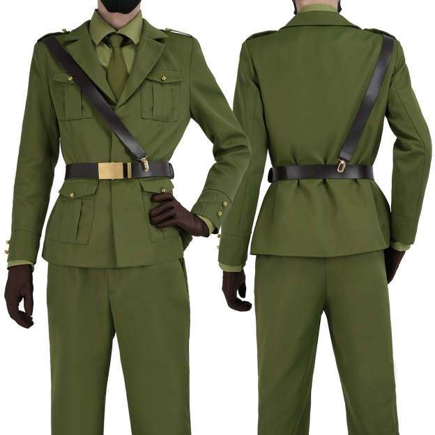 HOLOUN Axis Powers Anime Arthur Kirkland Cosplay Costume Uniform Jacket Pants Shirt Cos Convention Halloween Christmas