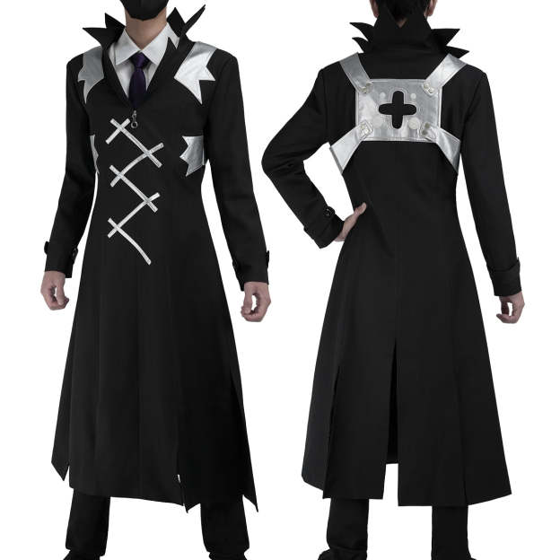HOLOUN STONE Anime Dr. Xeno Houston Wingfield Cosplay Costume Coat Shirt Pants Tie Convention Halloween Christmas Gift