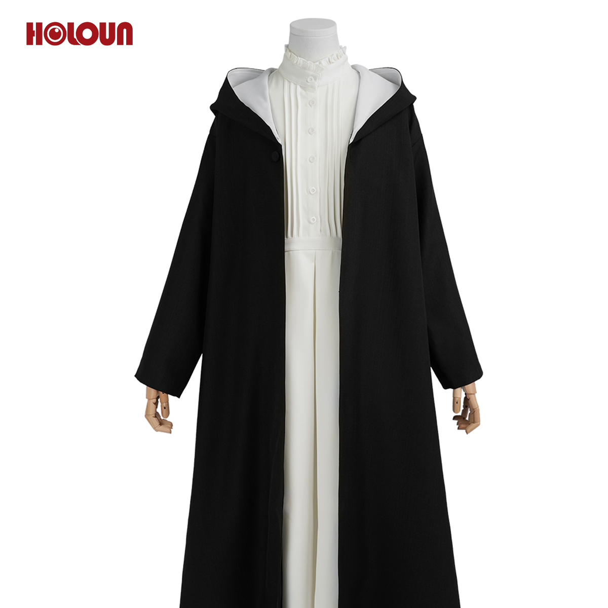 HOLOUN Frieren Beyond Journey's End Anime Fern Cosplay Costume Wig Cloak Coat Dress Christmas Gift