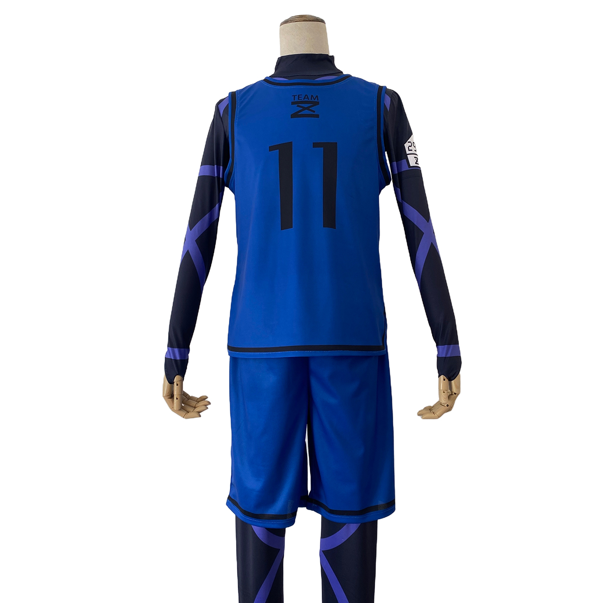 HOLOUN Blue Lock Anime Cosplay Costume No.11 Isagi Yoichi T-shirt Football Soccer Training Uniform Halloween Christmas Gift New