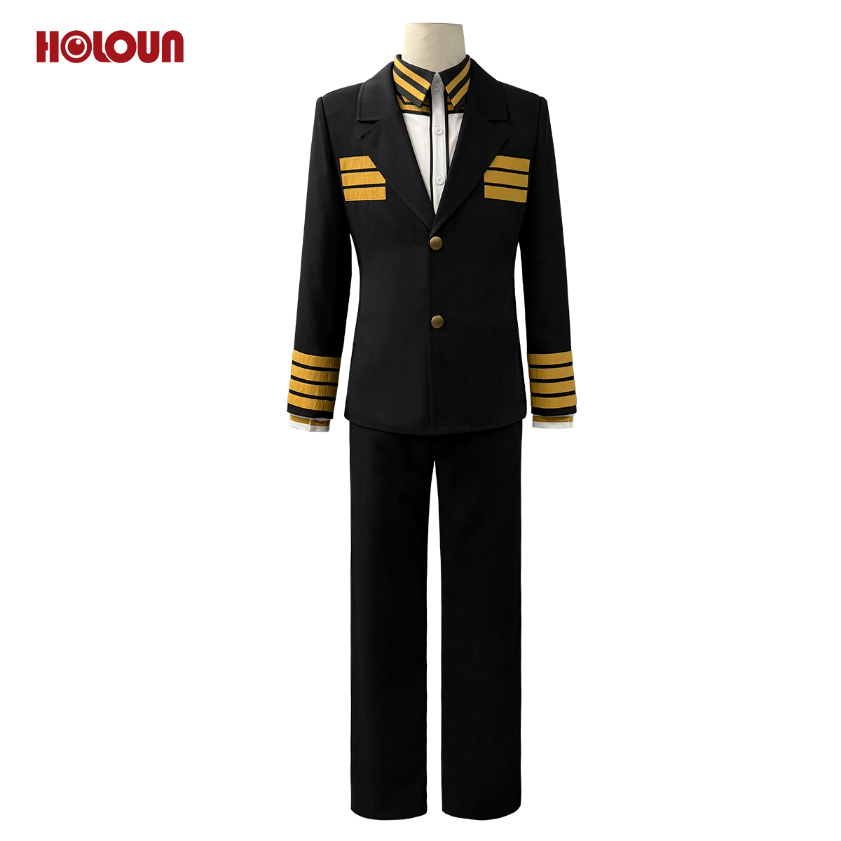 Pre-sale HOLOUN Yoshitsune Asama Uniform Anime Sangoku Cosplay Costume Daily Wear Convention Halloween Christmas