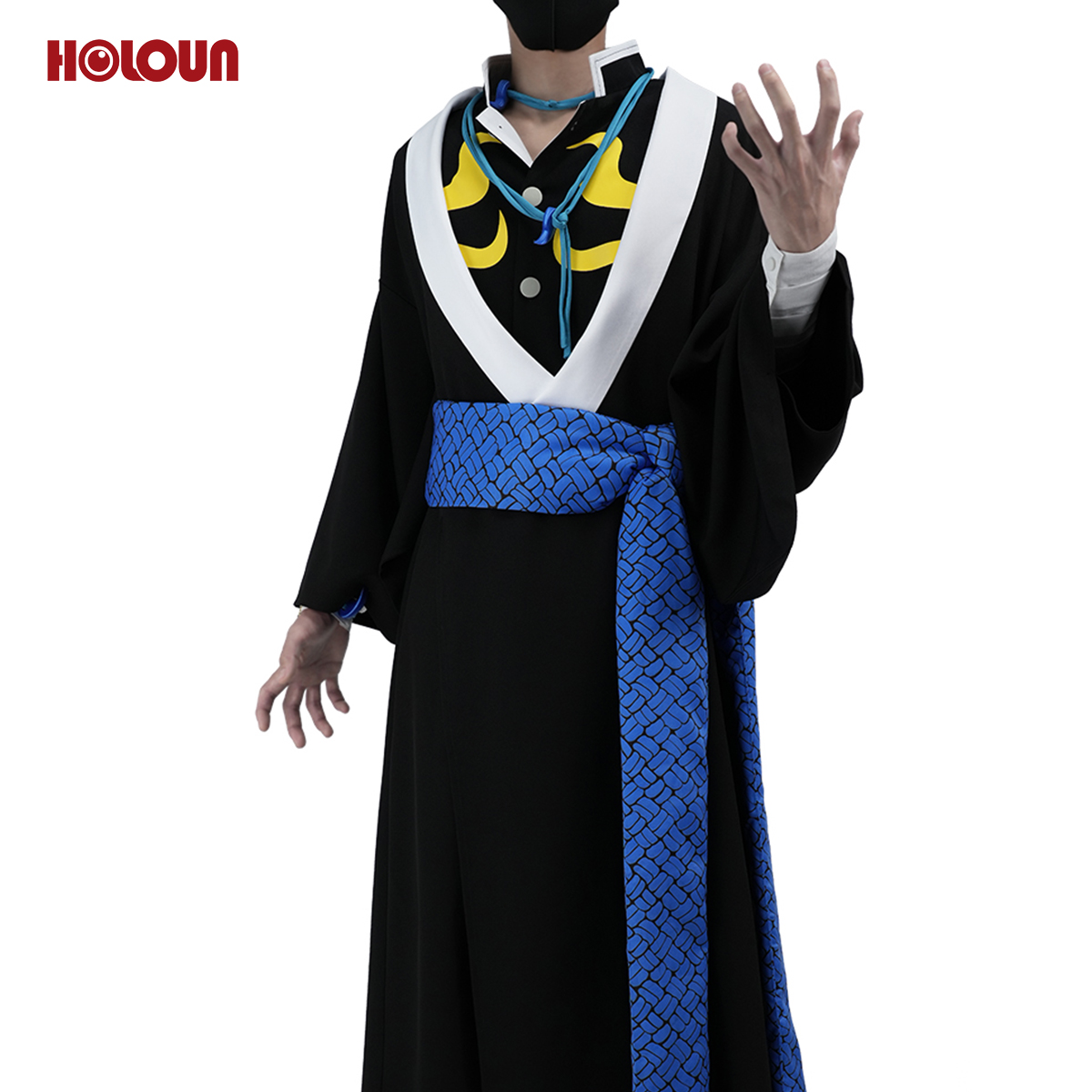 HOLOUN Anime Kaigaku Cosplay Costume Haori Top Pants Convention Halloween Christmas Gift