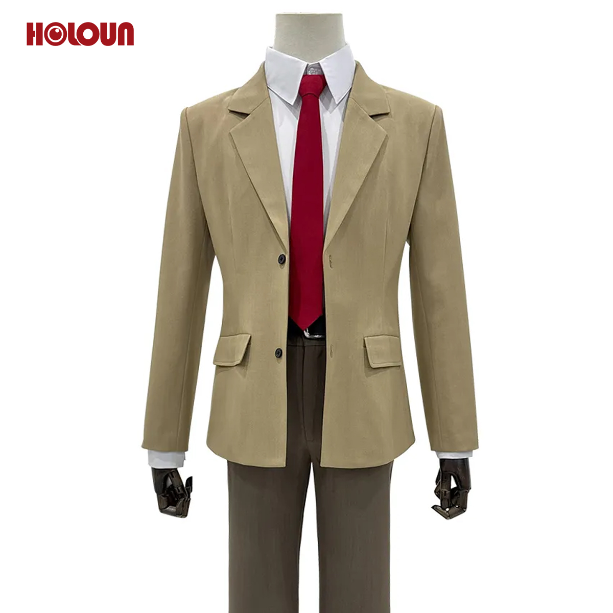 HOLOUN Death Anime Yagami Light Cosplay Costume Suit Shirt Pants Tie Cos Convention Daily Wearing Unisex