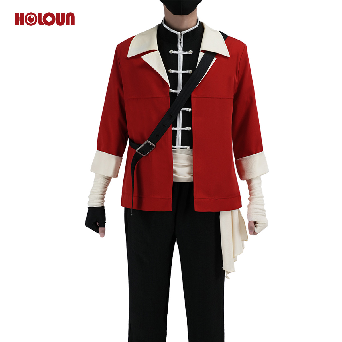 HOLOUN Frieren Beyond Journey's End Anime Stark Cosplay Costume Wig Jacket Sleeveless Vest Pants Christmas Gift