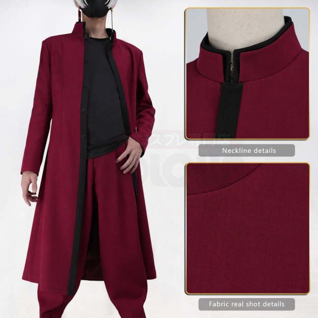 HOLOUN Tokyo Anime Izana Kurokawa Cosplay Costume Upgraded Embroidered Coat Pants Ear Clips Convention Halloween Christmas Party