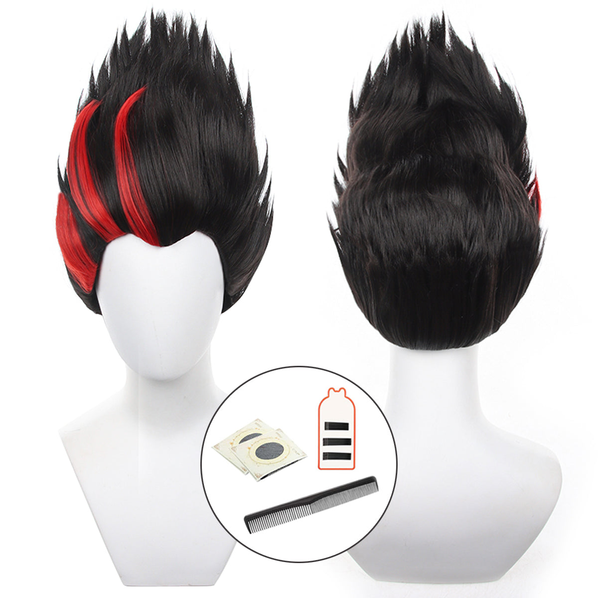HOLOUN Anime Exhibition Guards Series Barou Cosplay Costume Uniform Hat Belt Wig Rose Net Synthetic Fiber Halloween Christmas Gift